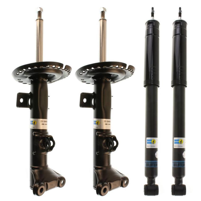 Mercedes Suspension Strut and Shock Absorber Assembly Kit - Front and Rear (B4 OE Replacement) 1713261100 - Bilstein 3801139KIT